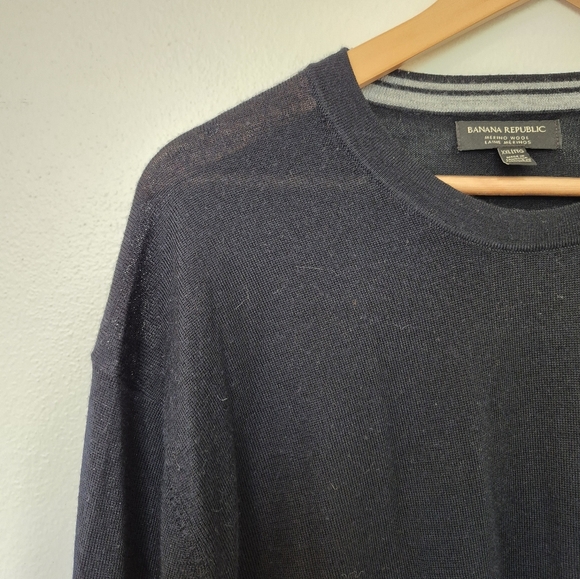 Merino Wool Sweater By Banana Republic Men's Size XXL - Picture 4 of 7